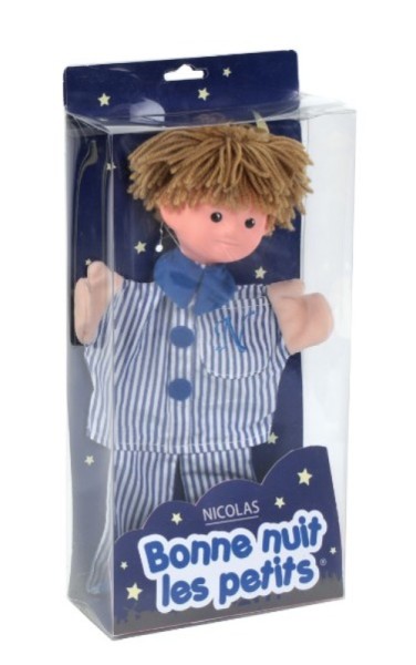 Les Petites Marie Marionnette Nicolas Bonne nuit les petits - 35 cm